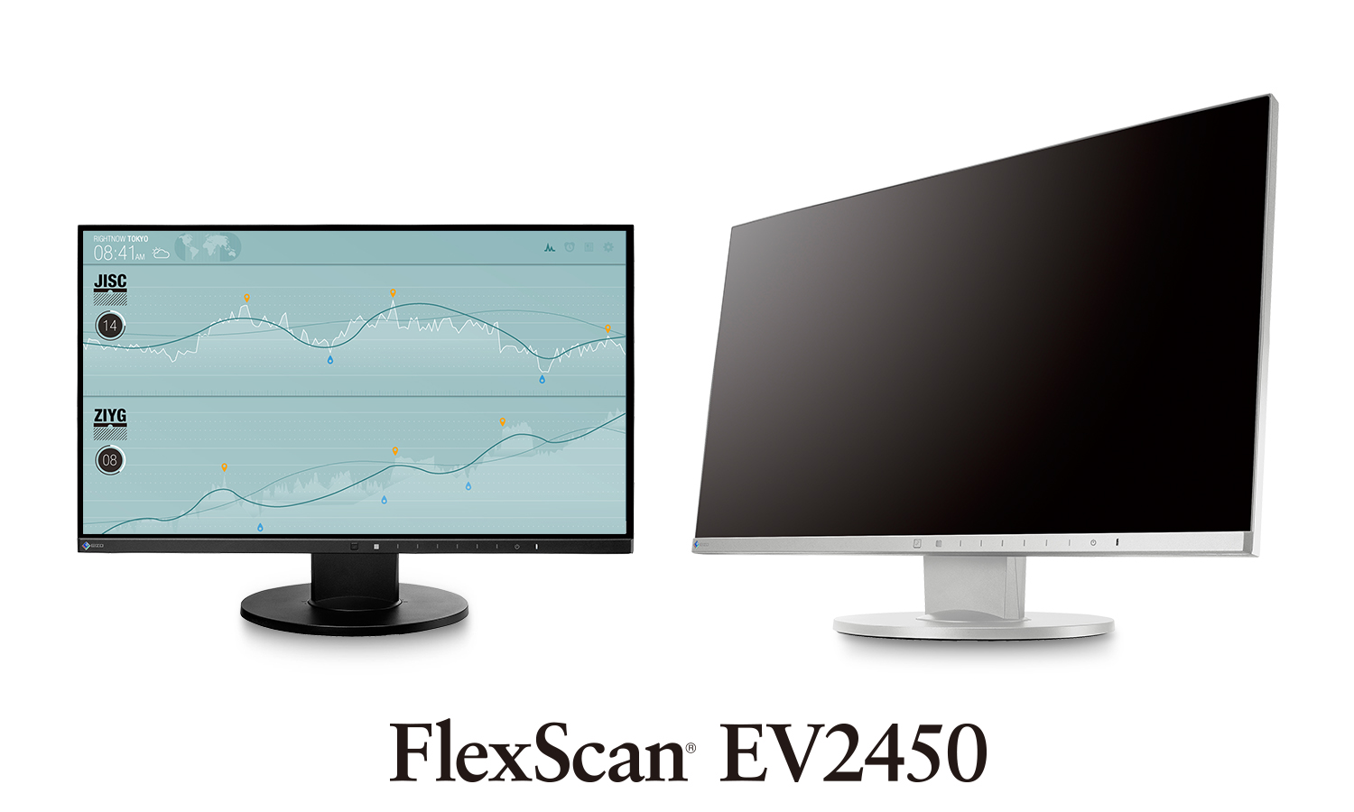 EIZO FlexScan 23.8型カラー液晶モニター ブラック EV2450-ZBK 1台