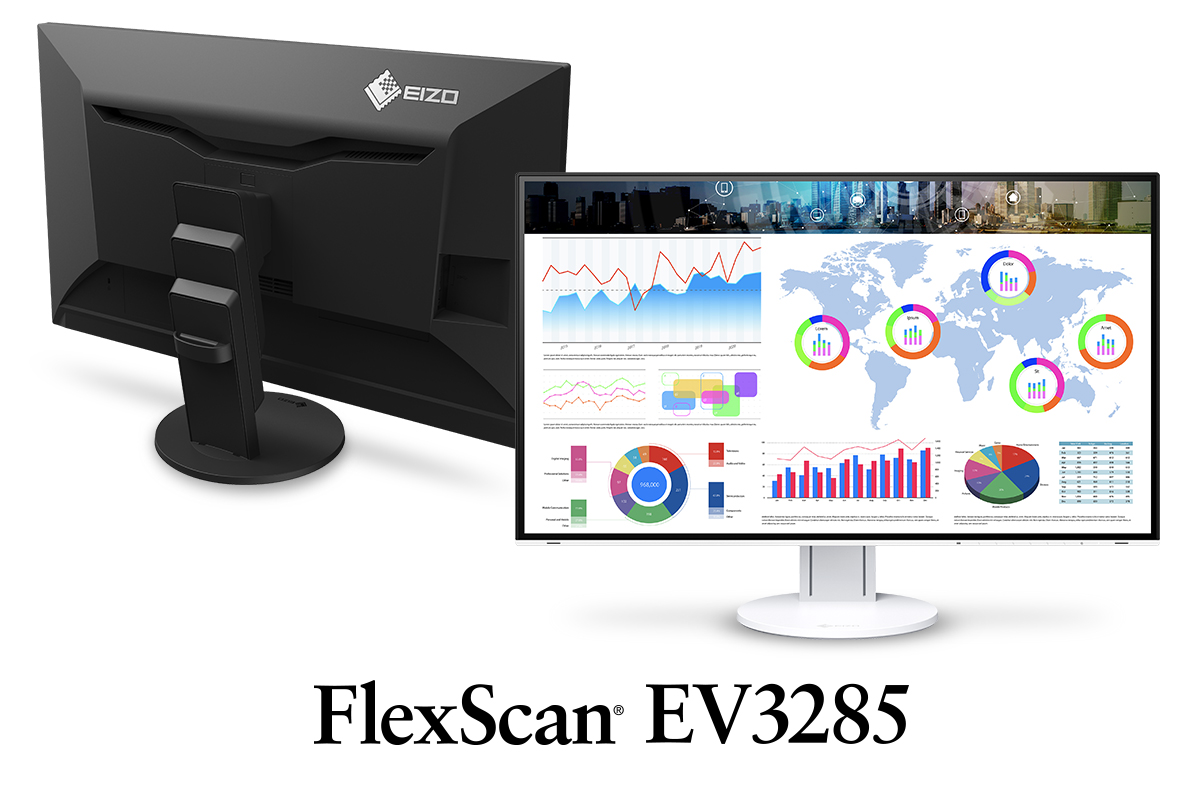 EV3285 31.5″ 4K UHD (3840 x 2160) Stand Monitor - FlexScan | EIZO