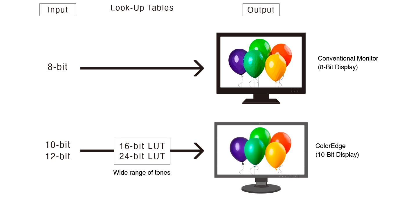 10-Bit Simultaneous Display