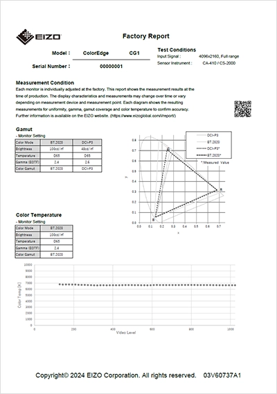  Verified Accuracy with Factory Report