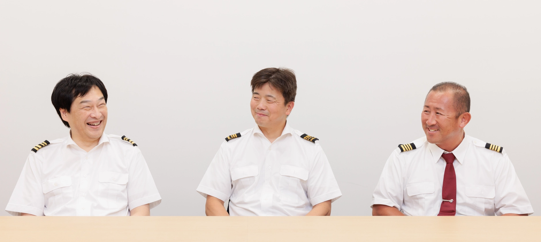 Left to right: Kazuyuki Inoue, Yoshihisa Fukuda, and Yoshinobu Handa